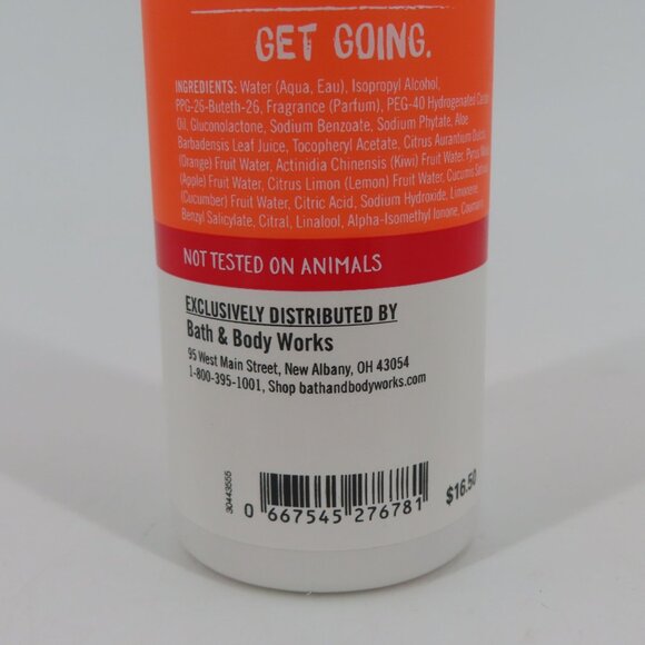 Bath and Body Works 6oz Shower in a Bottle On The Go Foam Active Skincare NEW - Picture 7 of 9